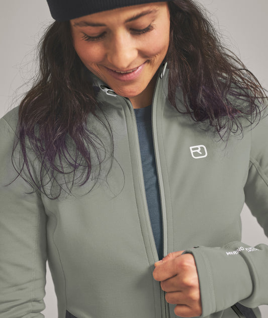 FLEECE HOODY W
