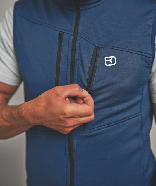 FLEECE GRID VEST M