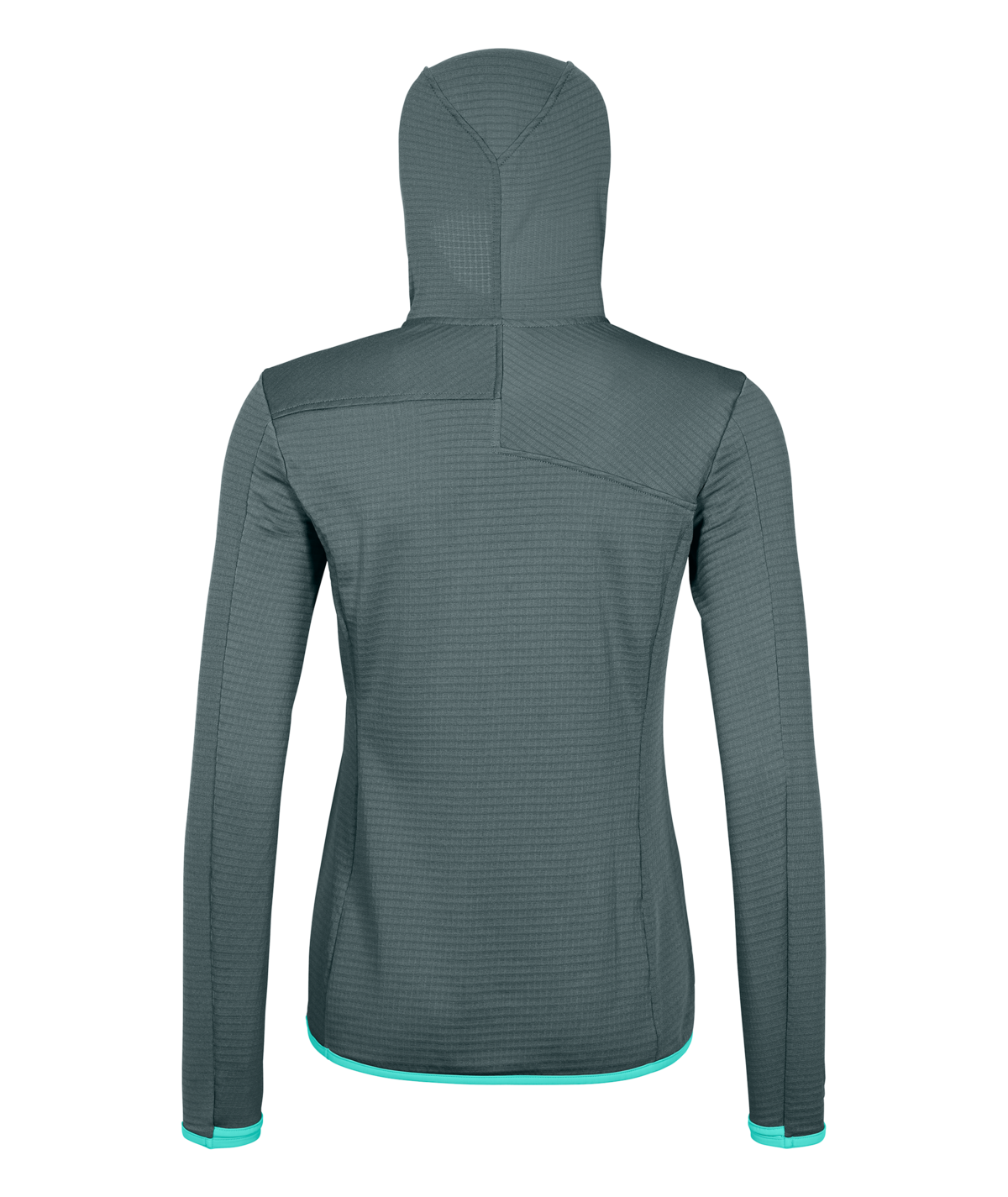 FLEECE LIGHT GRID HOODED JACKET W