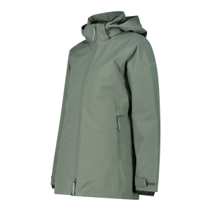 WOMAN LONG JACKET ZIP HOOD DETACHABLE INN.JACKET