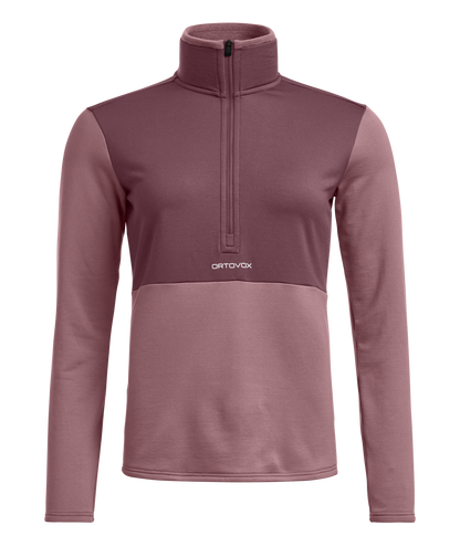 FLEECE LIGHT ZIP NECK W