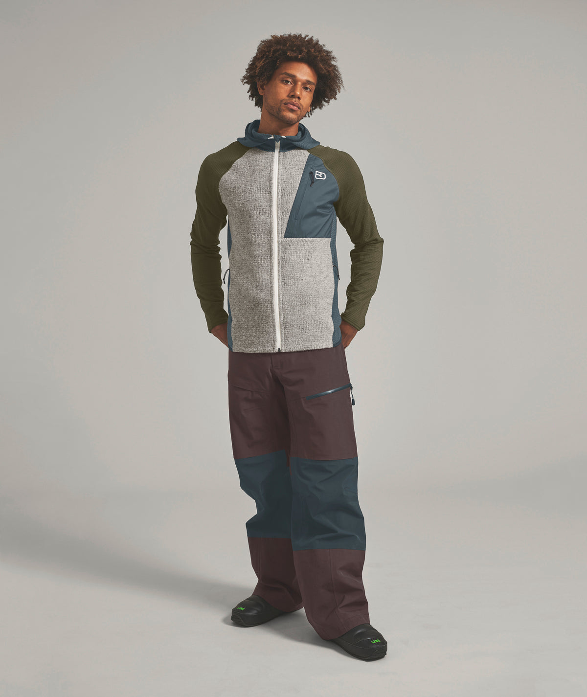 FLEECE GP CLASSIC KNIT HOODY M