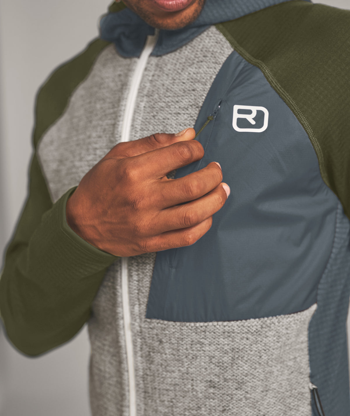 FLEECE GP CLASSIC KNIT HOODY M