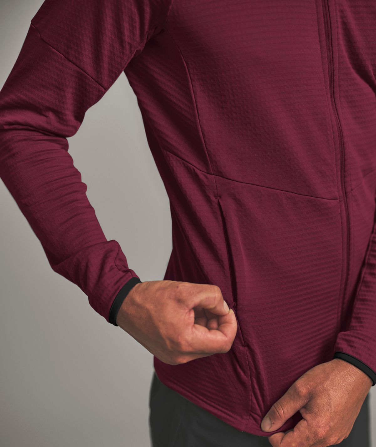 FLEECE LIGHT GRID JACKET M
