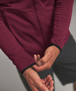 FLEECE LIGHT GRID JACKET M