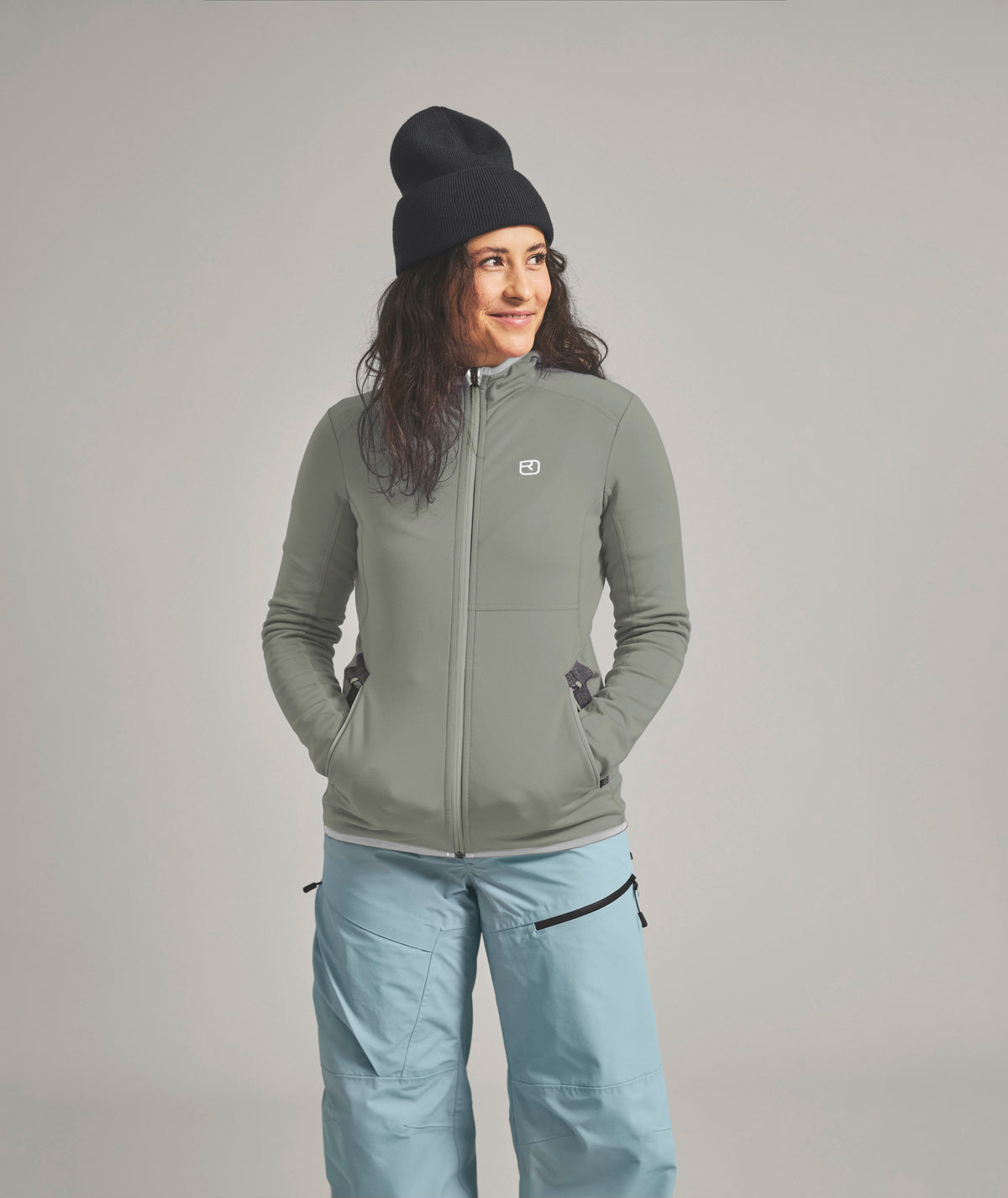 FLEECE HOODY W