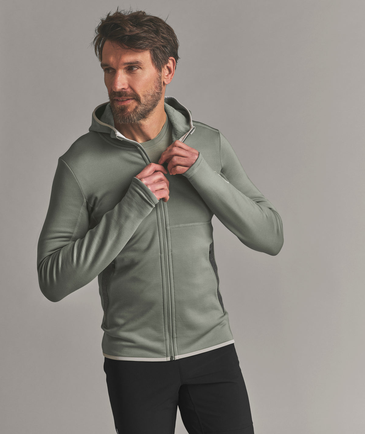 FLEECE HOODY M