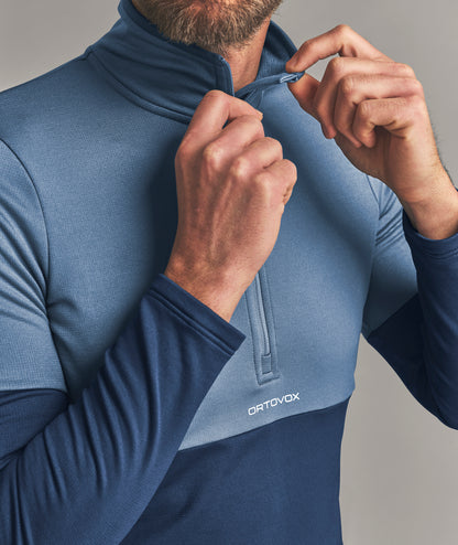 FLEECE LIGHT ZIP NECK M