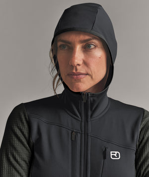 FLEECE GRID HOODY W