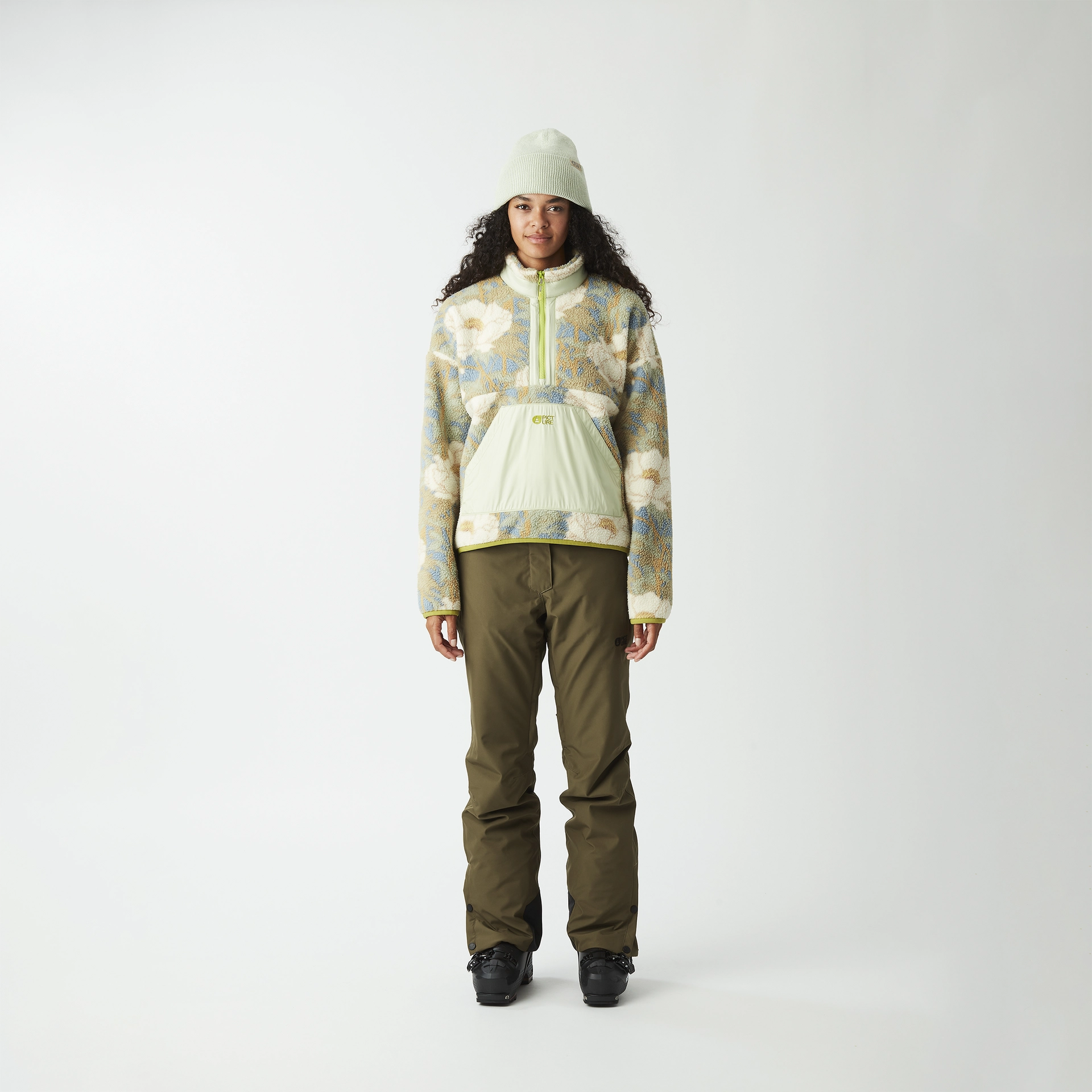 Zelkova 1/4Print Fleece