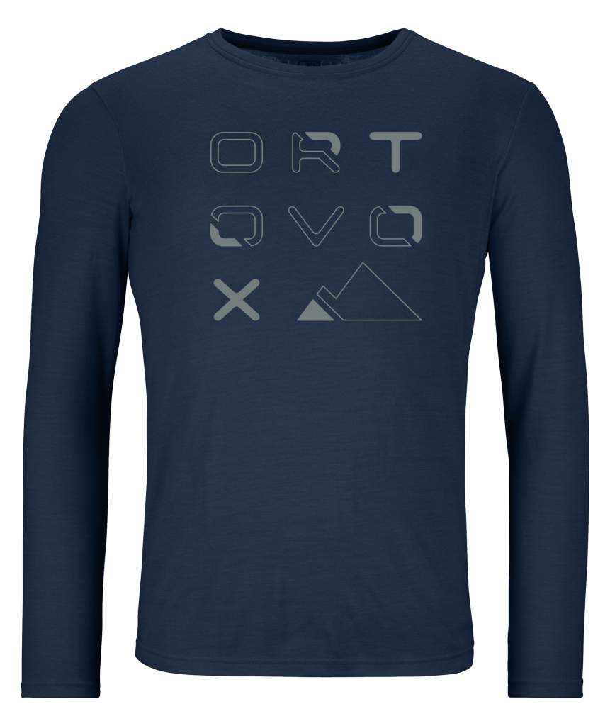 185 MERINO BRAND OUTLINE LONGSLEEVE M