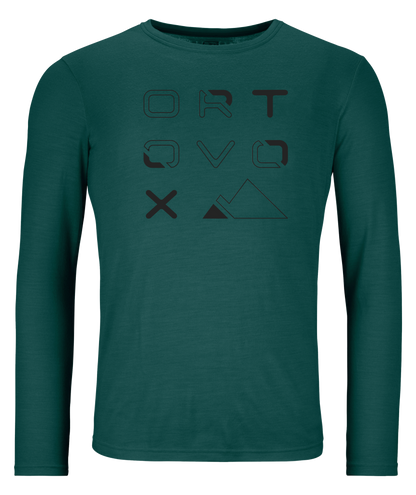 185 MERINO BRAND OUTLINE LONGSLEEVE M