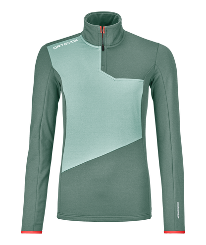 FLEECE LIGHT ZIP NECK W