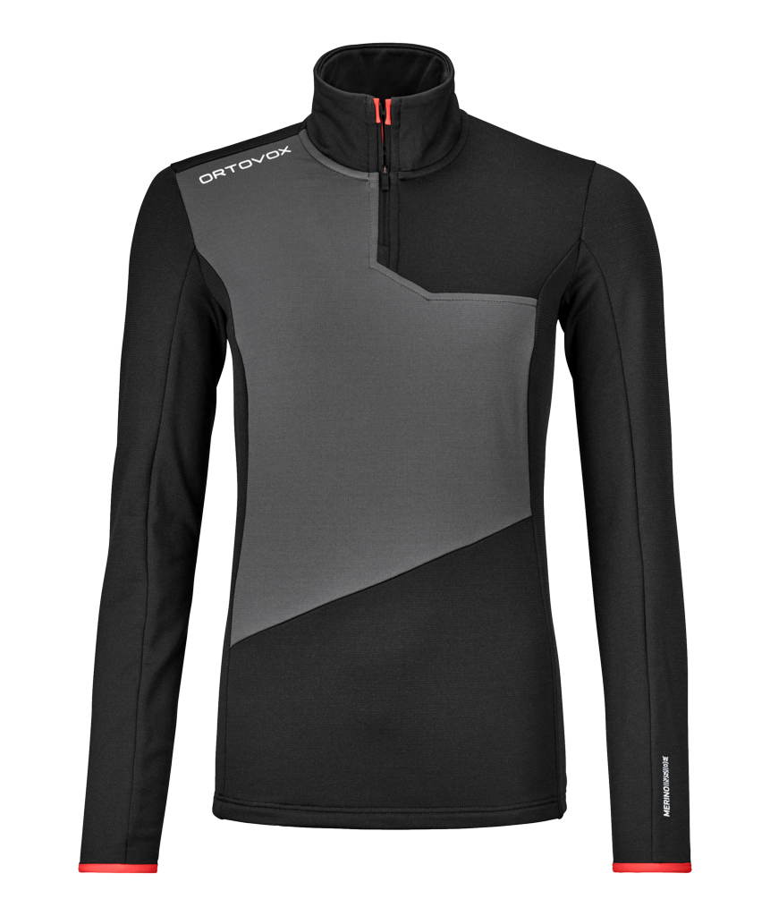FLEECE LIGHT ZIP NECK W