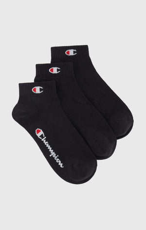 3pk Quarter Socks