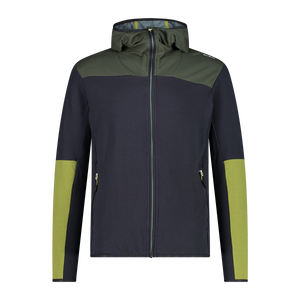 MAN HYBRID JACKET FIX HOOD