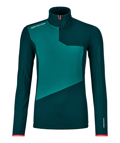 FLEECE LIGHT ZIP NECK W
